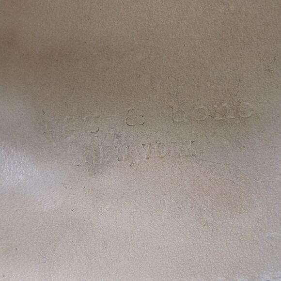 Rag & Bone Harrow Women's Boots  Size 9.5 Gray Suede  Ankle Bootie Italy Made - Picture 9 of 11